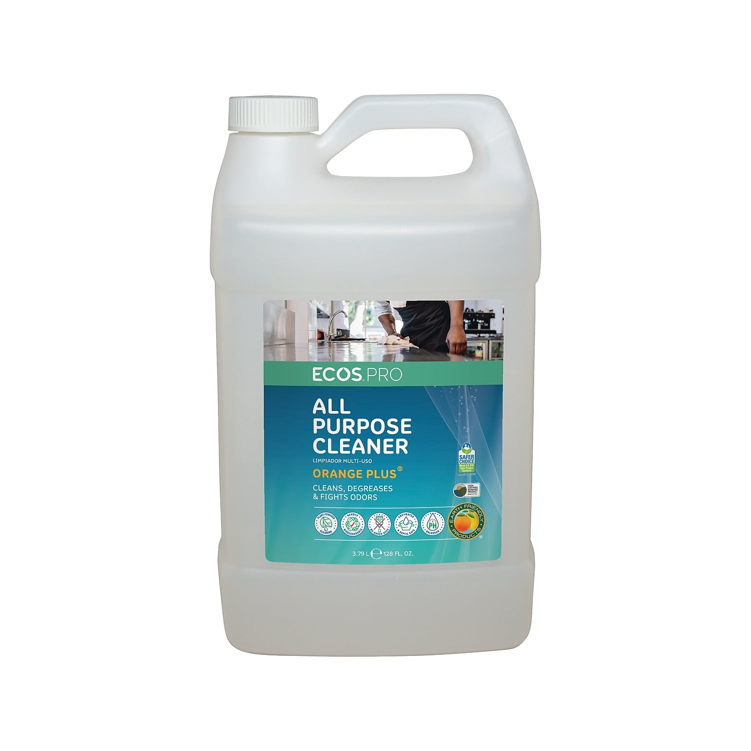 ECOS All-Purpose Cleaner Concentrate, Plant-Powered Dilutable Multi-Surface Formula, 1 Gallon