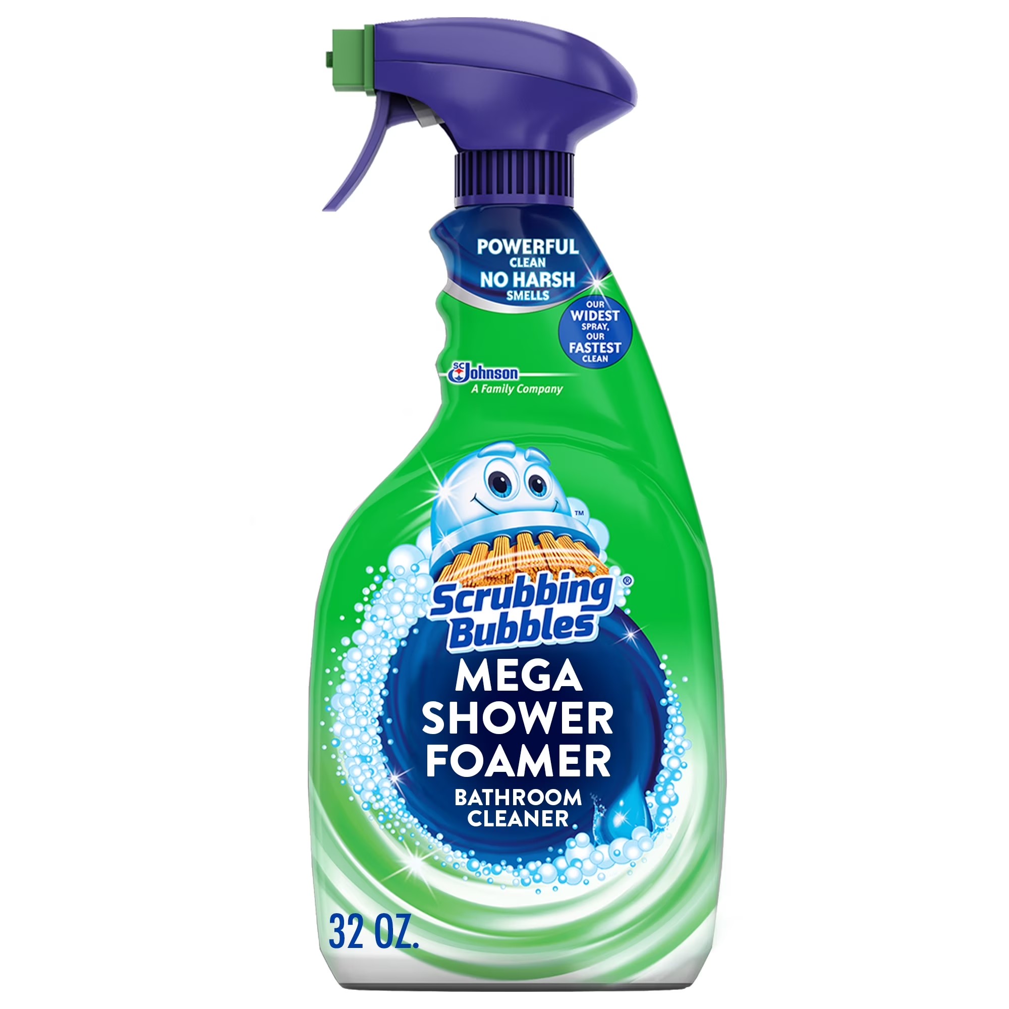 Scrubbing Bubbles Bathroom Foaming Cleaner Spray for Showers Tile & Fixtures, Fresh Scent, 32 fl oz